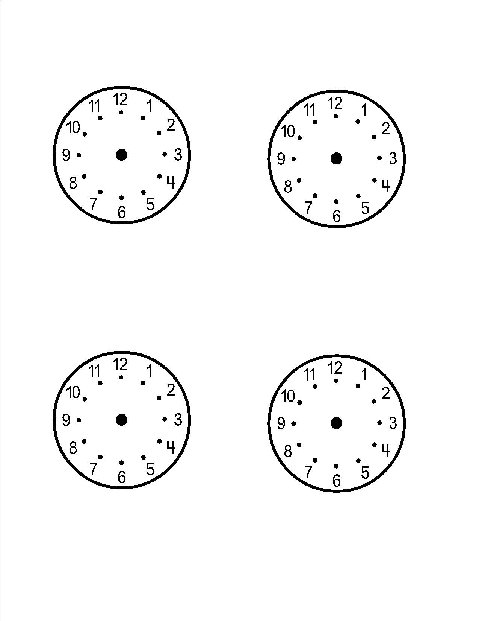 clip art blank clock face - photo #49