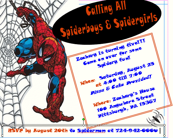 Spiderman Superhero Birthday Party Ideas Games