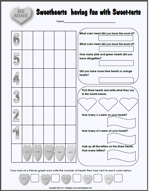 worksheets Free Day Heart valentine  Teaching cvc Valentine's Printables